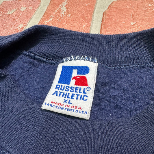 VTG UCLA Bruins Football Navy Crewneck