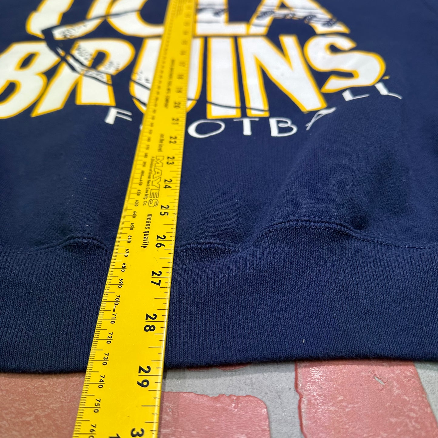 VTG UCLA Bruins Football Navy Crewneck