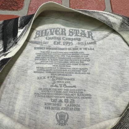 VTG Y2K Silver Star AOP Tee