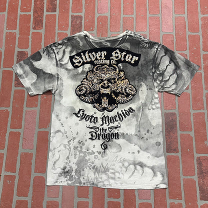 VTG Y2K Silver Star AOP Tee