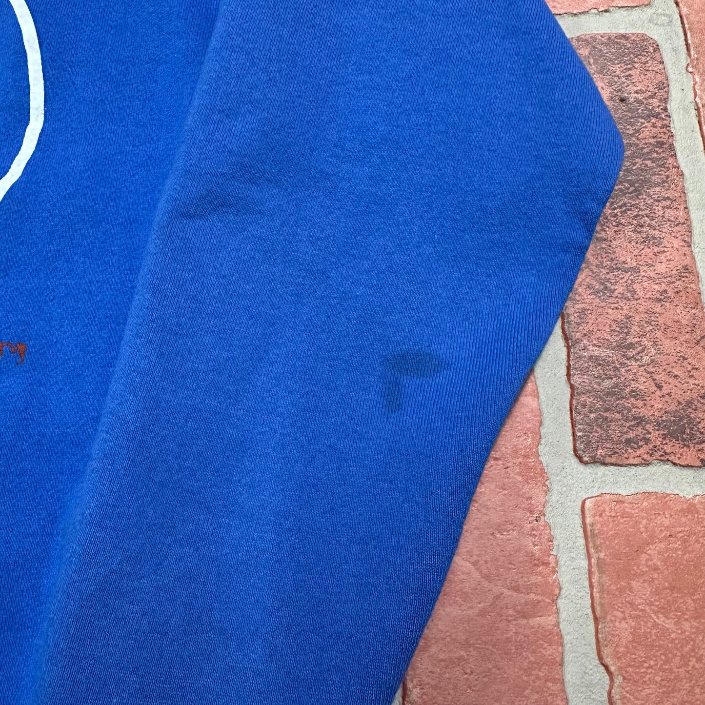 VTG MLB Chicago Cubs Blue Baseball Crewneck