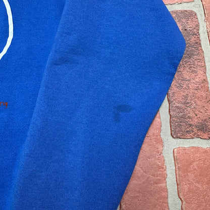 VTG MLB Chicago Cubs Blue Baseball Crewneck