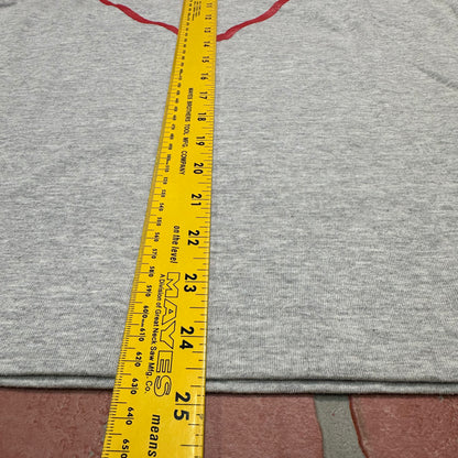 CDG Play Grey Outline Heart Tee