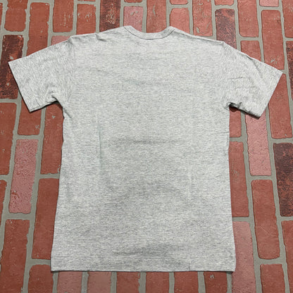 CDG Play Grey Outline Heart Tee
