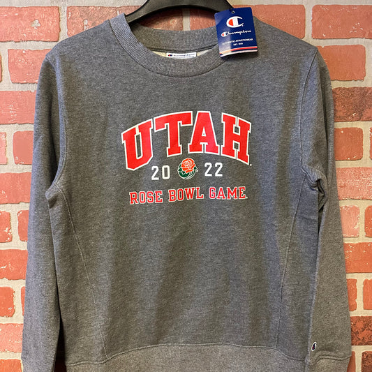Utah Rose Bowl Grey Crewneck (24)