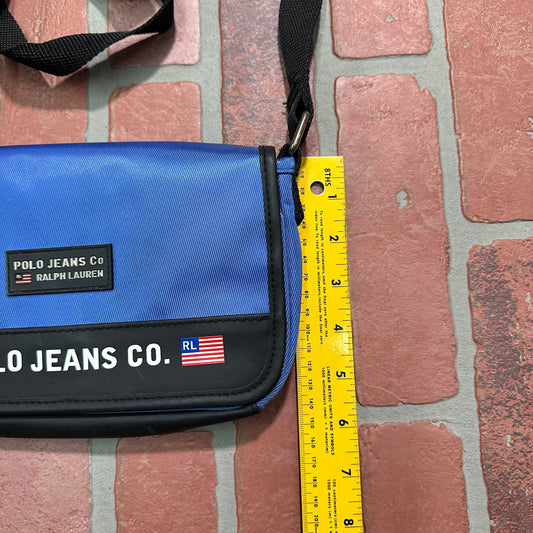 Vintage Polo Jeans Co By Ralph Lauren Blue Side Bag Yesterday's Fits Clothing Fashion Vintage Streetwear Fashion Item