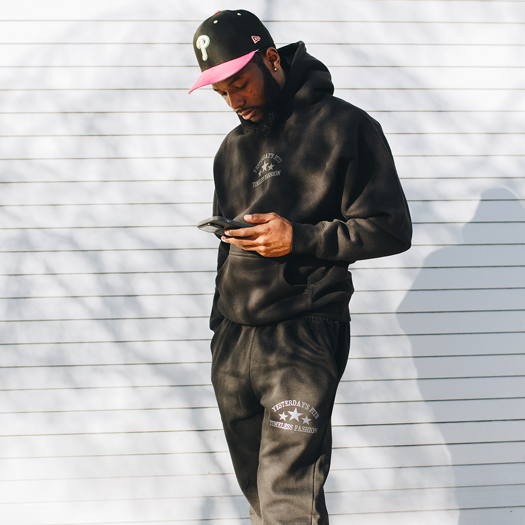 Yesterday's Fits Timeless Fashion Sweatpants (Black)