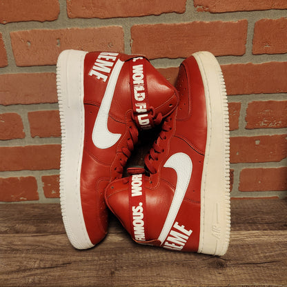 Nike Air Force 1 High Supreme Red