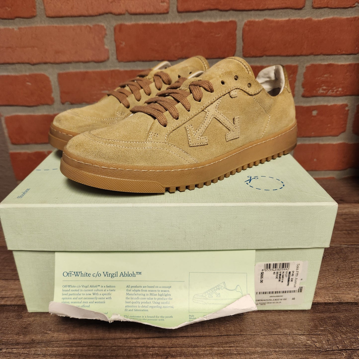 Off-White Vulc Low Wheat