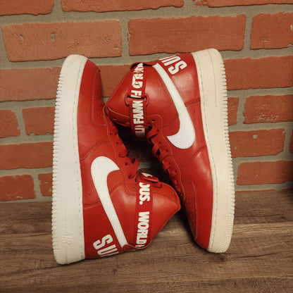 Nike Air Force 1 High Supreme Red