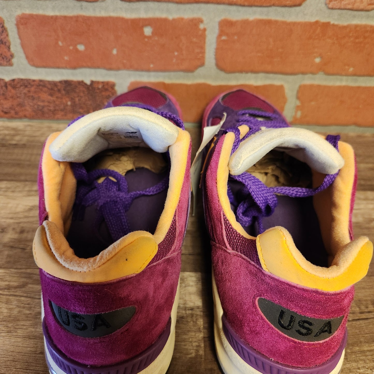 DS New Balance 990v2 Purple Yellow
