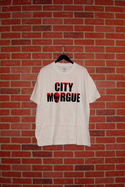 DS VLONE X City Morgue Dogs White Tee