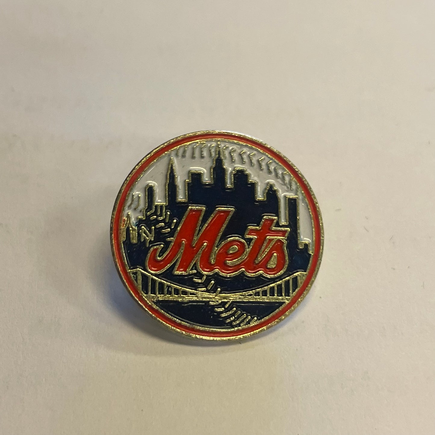 Vintage New York Mets Logo Pin