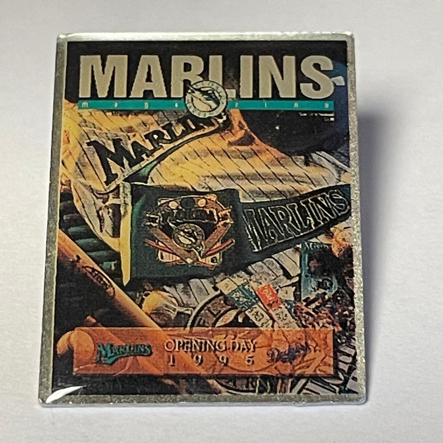 Vintage Marlins Opening Day 1995 Pin