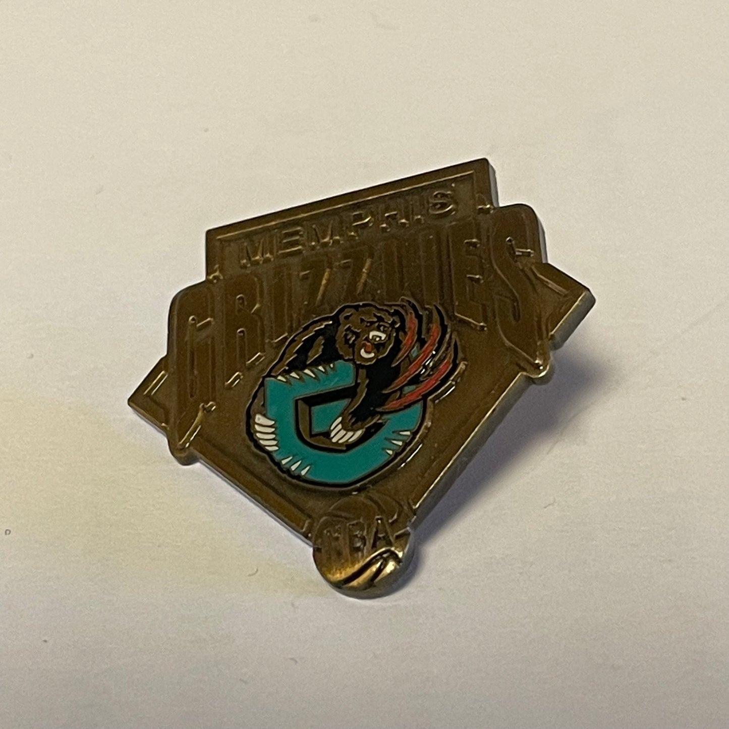 Vintage Memphis Grizzlies Diamond Logo Pin