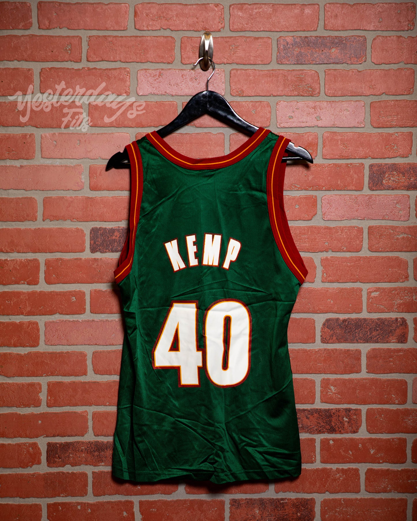 VTG Shawn Kemp Sonics Champion jersey