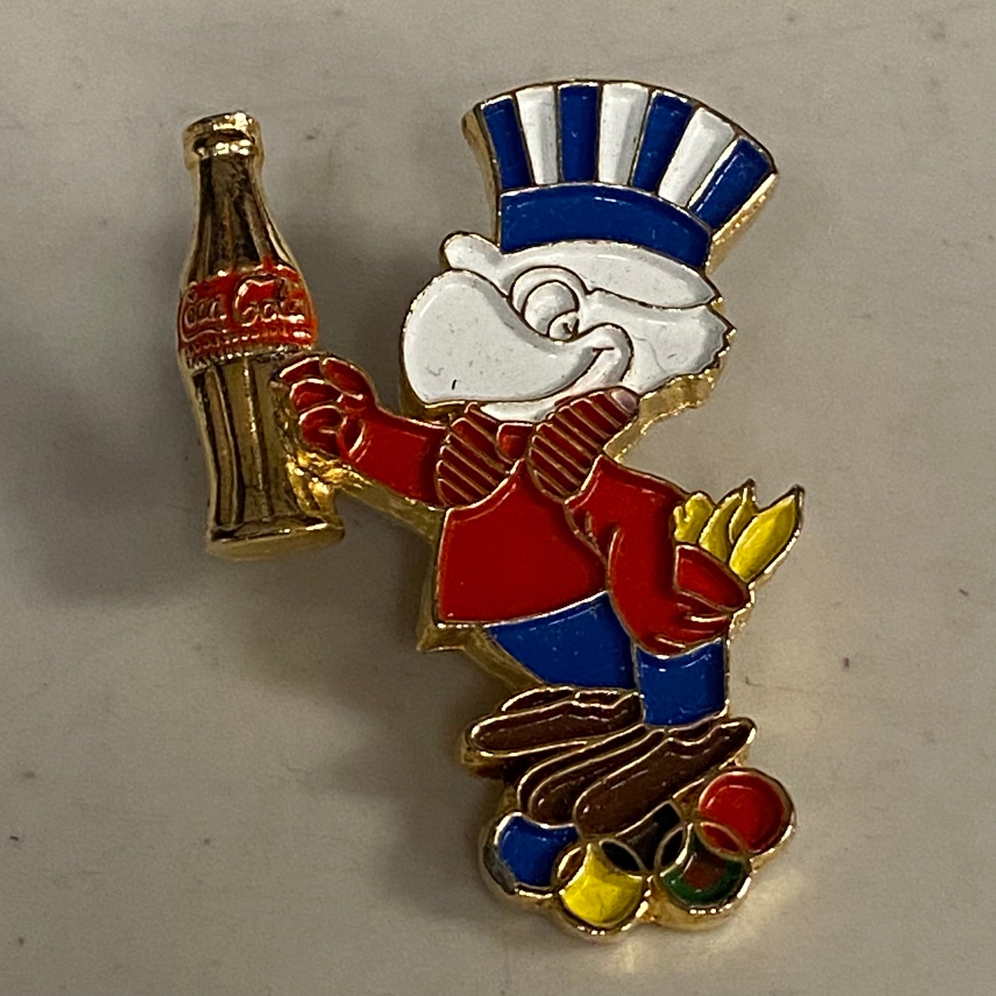 Vintage 1992 Olympics Coca-Cola Pin