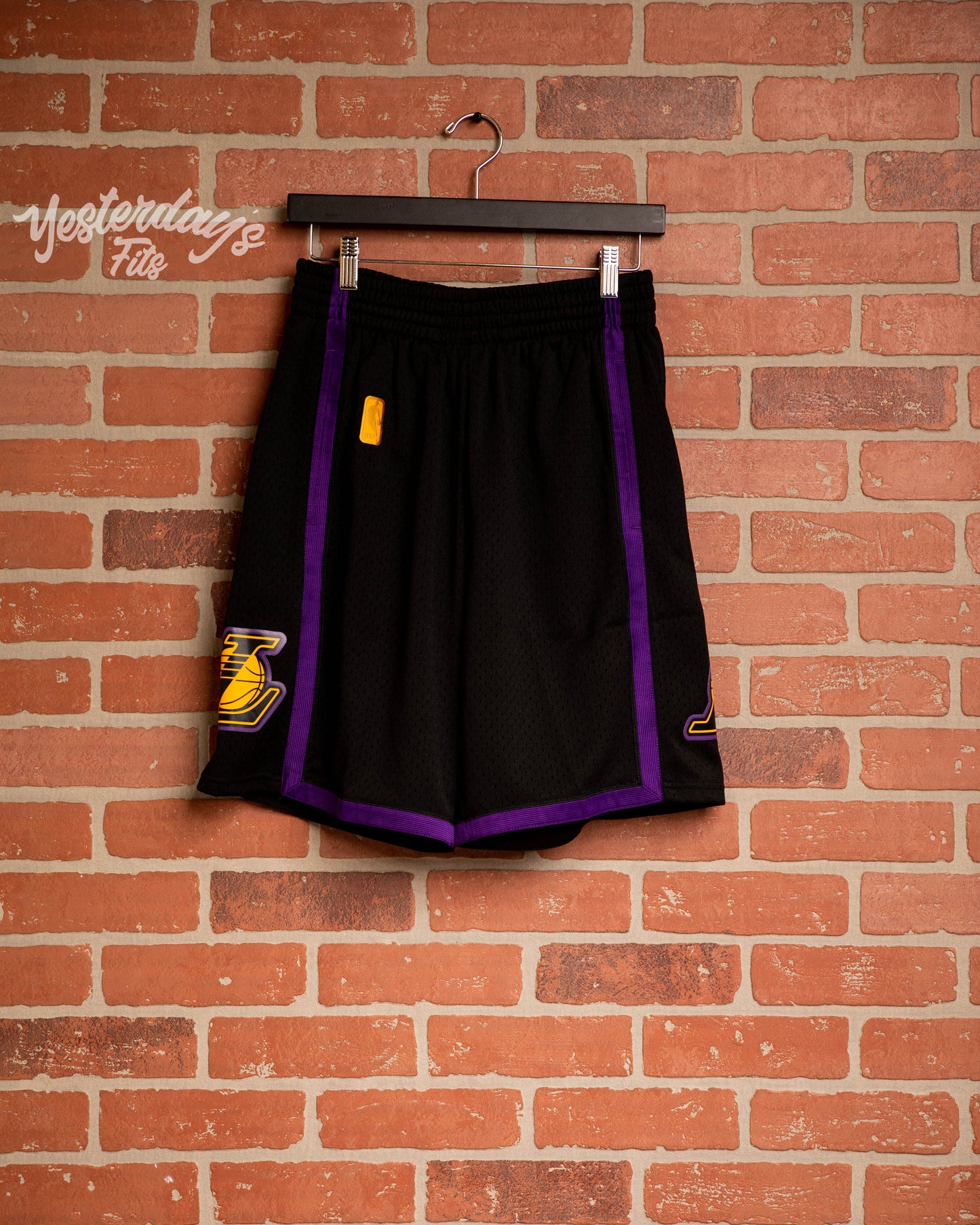 Lakers Mitchell & Ness Black Shorts